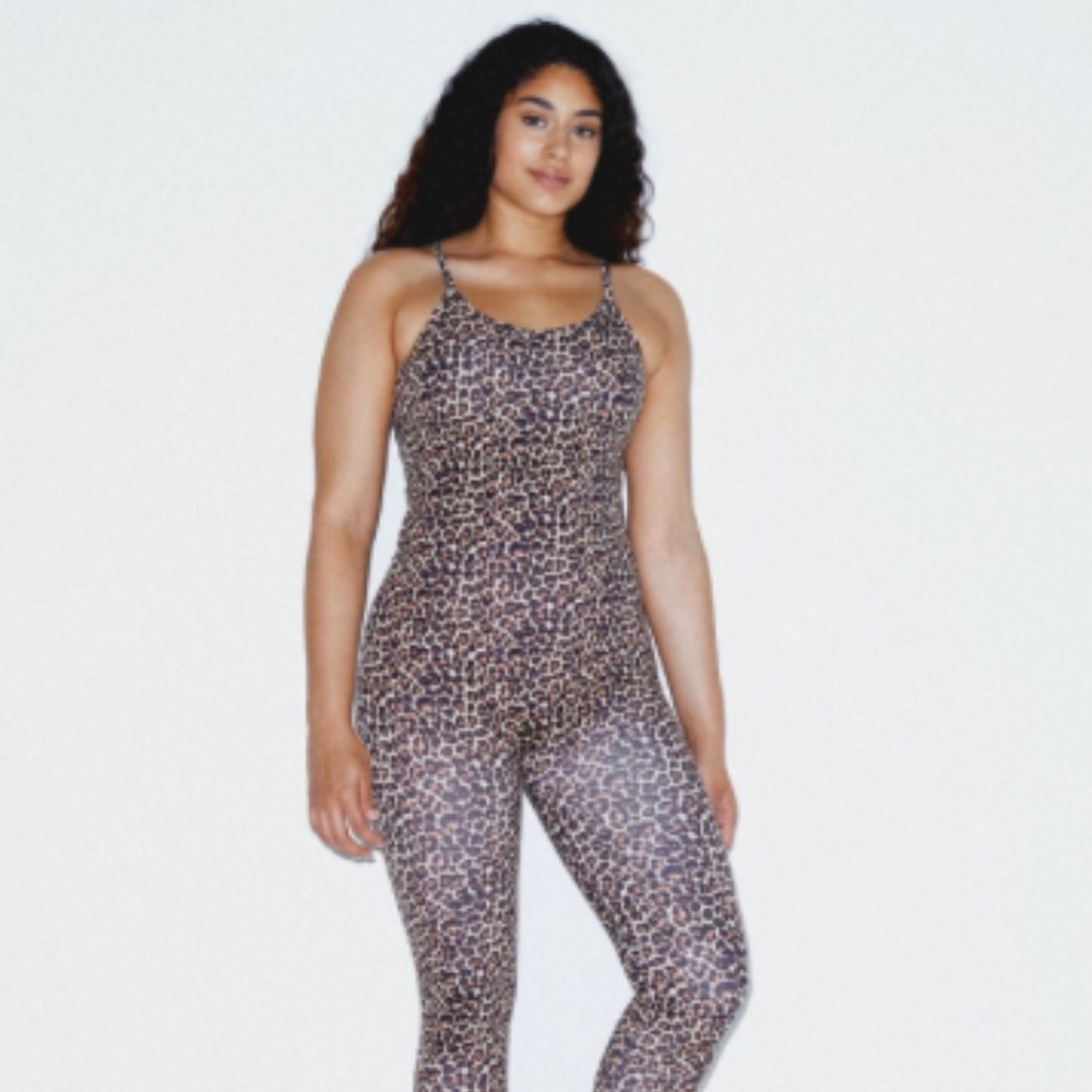 American Apparel Leopard Catsuit